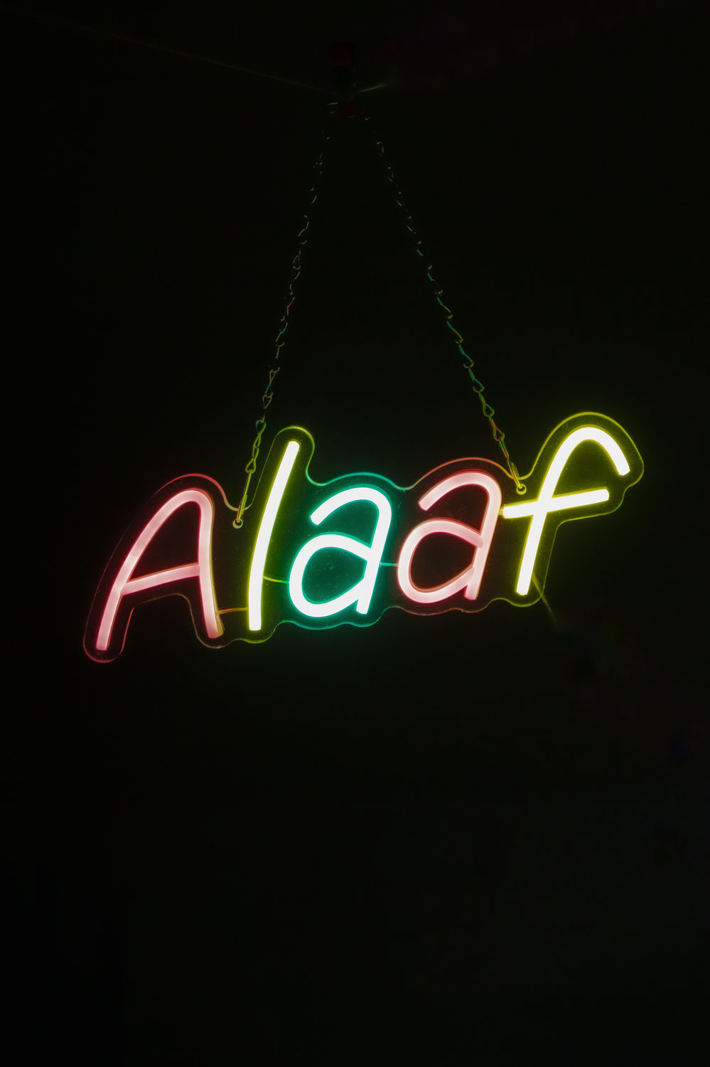 Ledverlichting Neon met tekst Alaaf 40x13,5 cm 