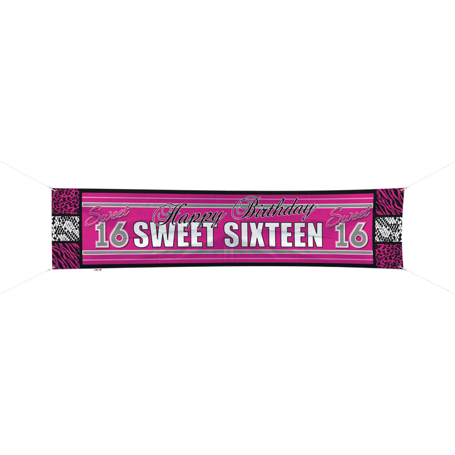 Straatbanner Sweet Sixteen