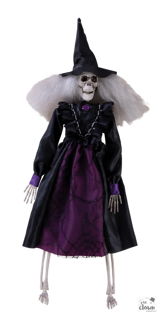 Halloween Hangpop Witch Skeleton 40 cm